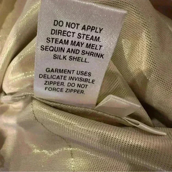 Y2K Je Matadi 100% Silk Beaded Ombré Mermaid Skirt And Halter Top Size Small - Picture 14 of 16